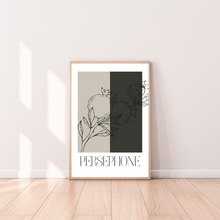 Afbeelding in Gallery-weergave laden, Printable poster Persephone granaatappels midden (digitaal)
