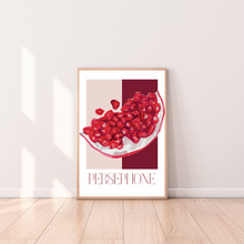 Afbeelding in Gallery-weergave laden, Printable poster Persephone granaatappel rood (digitaal)
